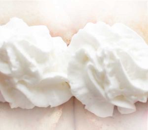 whipped cream